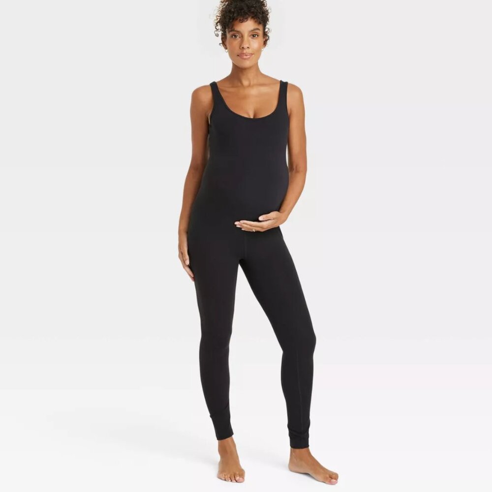 Ingrid and Isabel - Seamless Long Unitard Maternity Jumpsuit